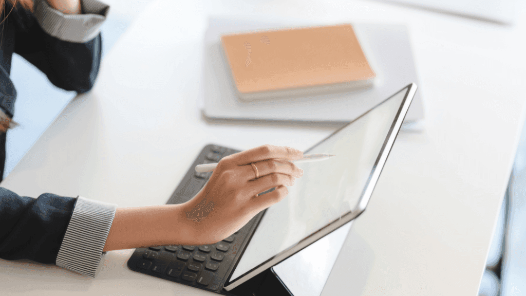 Tablet - digitales Arbeiten