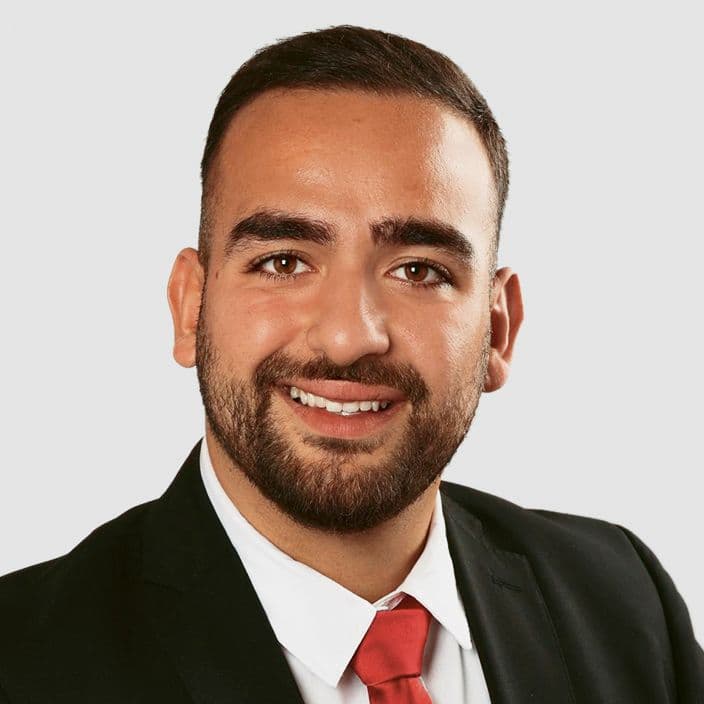 Bezirksleiter Mert Erbektas