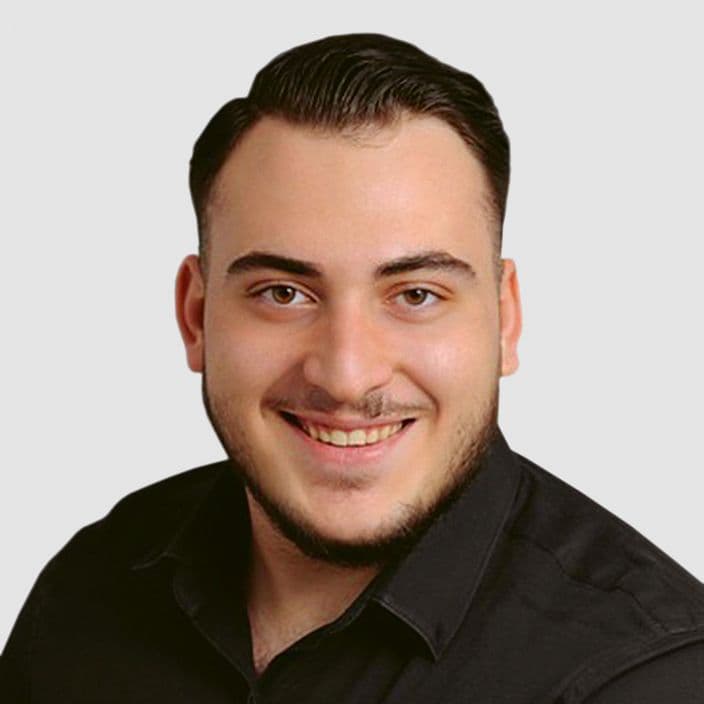 Auszubildender Emirhan Sariisik