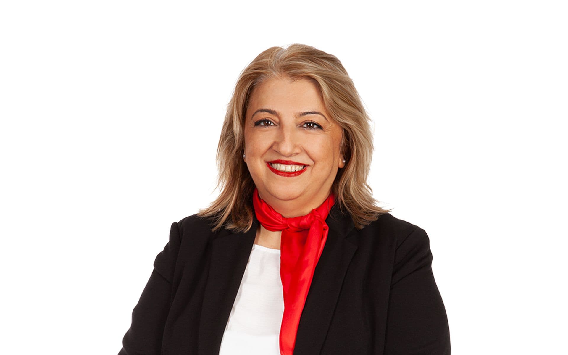 Bezirksleiterin Melda Akdeniz